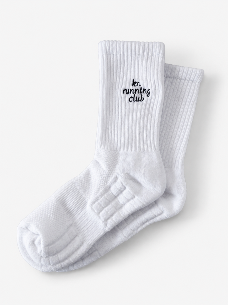 Laufsocken Weiß